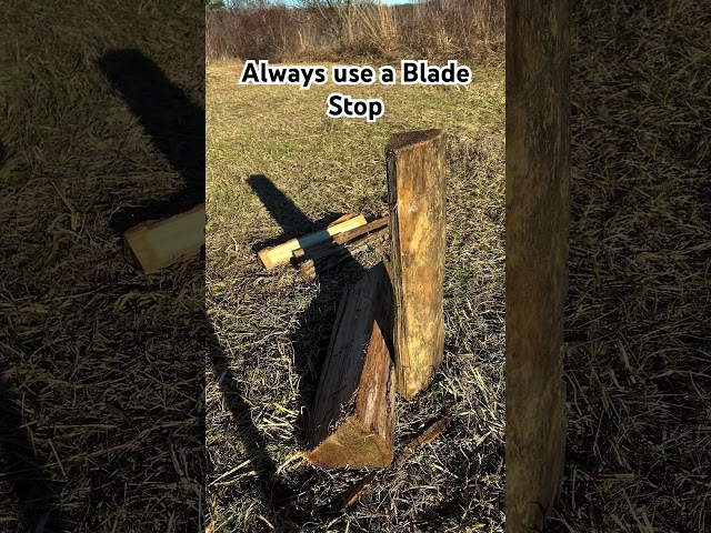 Never let Your Axe Blade hit the Dirt! You never know what’s just under the soil! #survival