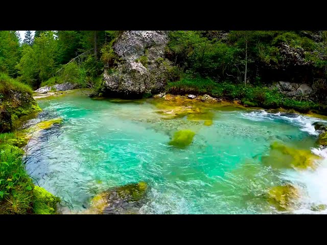 Beautiful Mountain River Sounds, Relaxing Nature,  White Noise, Best for Sleep, Study