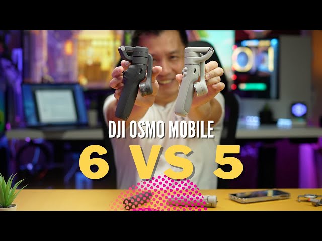 COMPARING DJI Osmo Mobile 6 VS Osmo Mobile 5