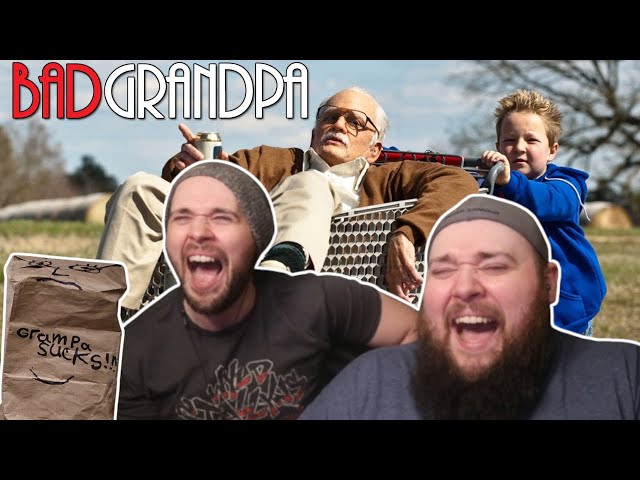 BAD GRANDPA (2013) TWIN BROTHERS FIRST TIME WATCHING MOVIE REACTION!