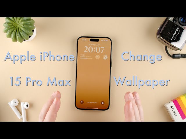 How to Change Wallpaper Quickly on the Apple iPhone 15 || Apple iPhone 15 Pro Max