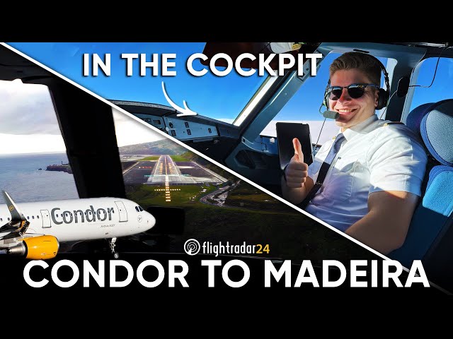 In the cockpit with Condor to Madeira!