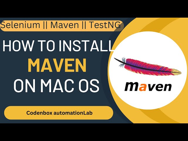 How to install Maven on Mac || Set environment variable for Maven