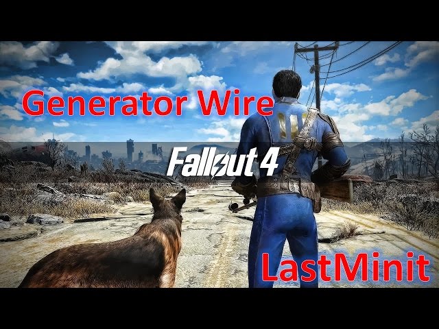 Fallout 4 - Running wire from A Generator
