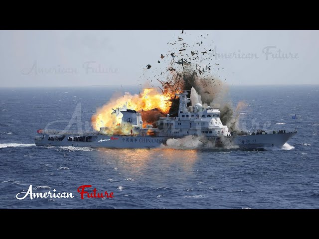 War begins! China Coast Guard fired upon By US Ally Coast Guard in East China Sea
