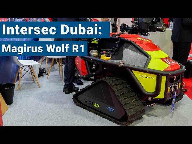 Robotik: Magirus Wolf R1 auf der Intersec in Dubai