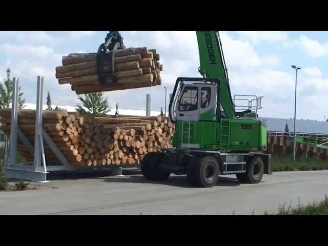 SENNEBOGEN Product Presentation: New Timber Handler 735 E Series, Pick and Carry Machine