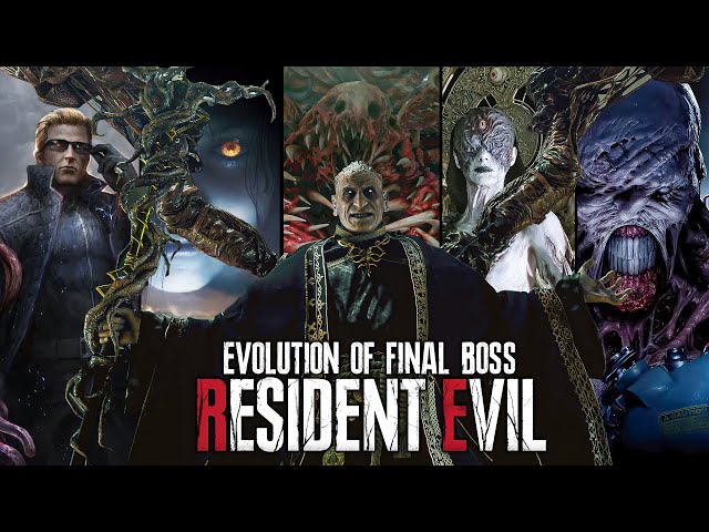 EVERY FINAL BOSS IN RESIDENT EVIL GAMES COMPLETE SERIES (1996-2023) [4K60FPS]