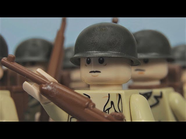 3 WW2 Battles in Lego stop motion