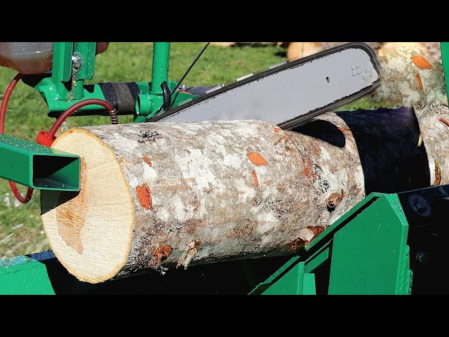 Amazing Homemade Firewood Processing Machines Working | Total Wood Splitter Machines