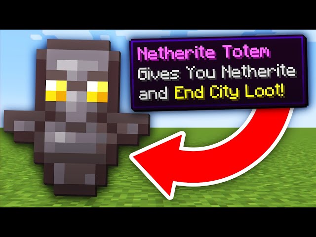 Minecraft, But You Can Craft Custom Totems...