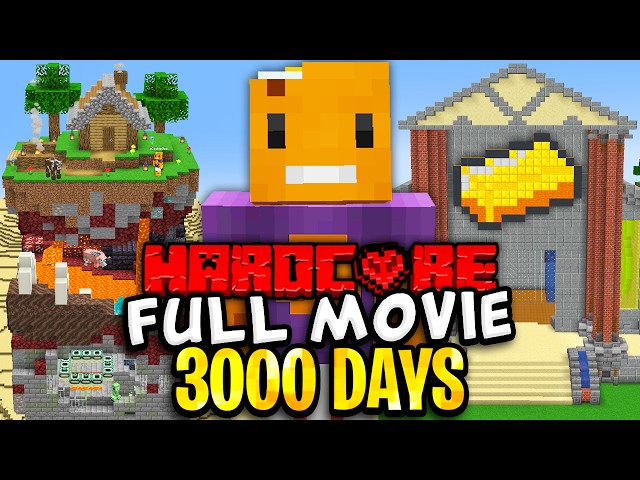 I Survived 3000 Days in Minecraft Hardcore [FULL MOVIE]