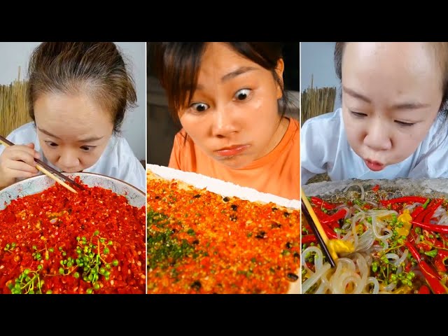 Thánh Ăn Đồ Siêu Cay P11 Ăn Ớt Thay Cơm | Tik Tok Trung Quốc | Moo TV