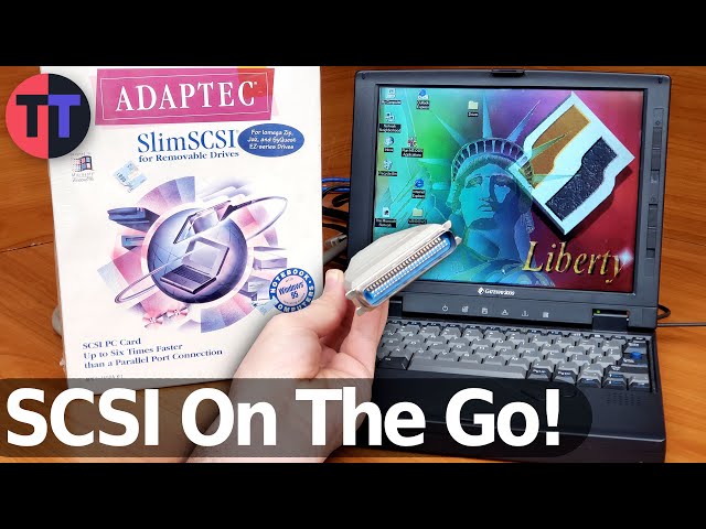 SCSI For Laptops Over PCMCIA - Adaptec SlimSCSI