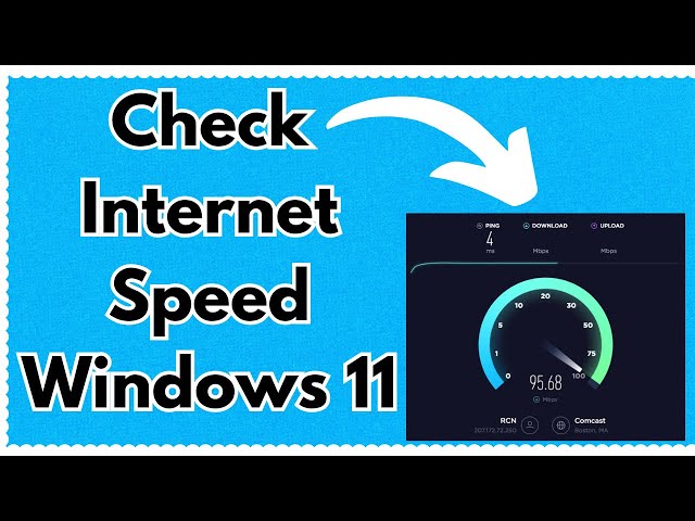 How to check your internet connection speed on Windows 11
