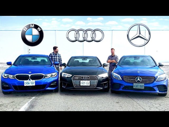 2019 BMW 3 Series vs Audi A4 vs Mercedes C-Class // Battle Of Kings
