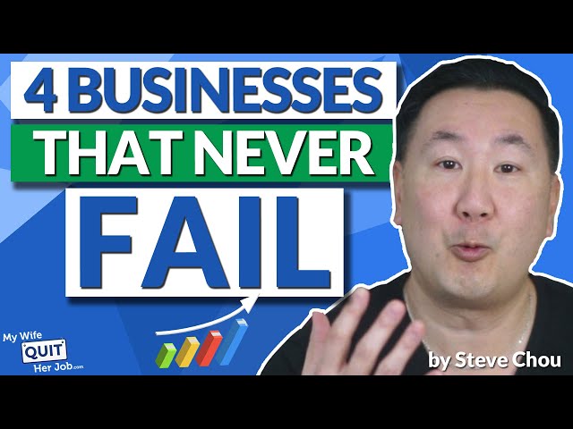4 Businesses With AMAZINGLY Low Failure Rates (You Can't Lose!)