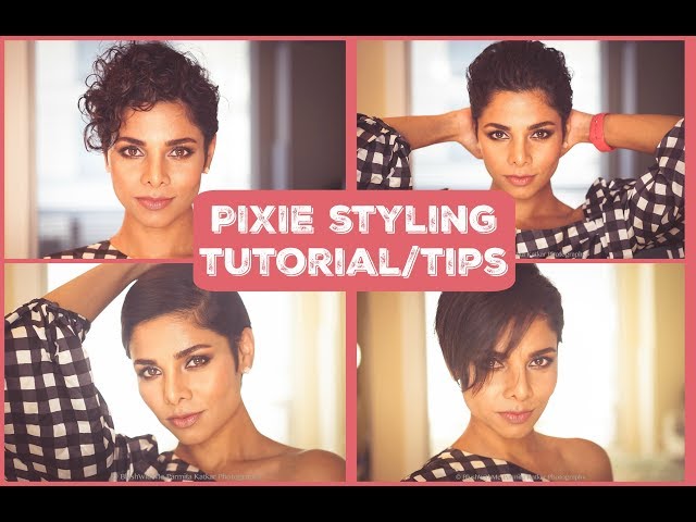 How to style growing out PIXIE/ SHORT HAIR STYLING TUTORIAL