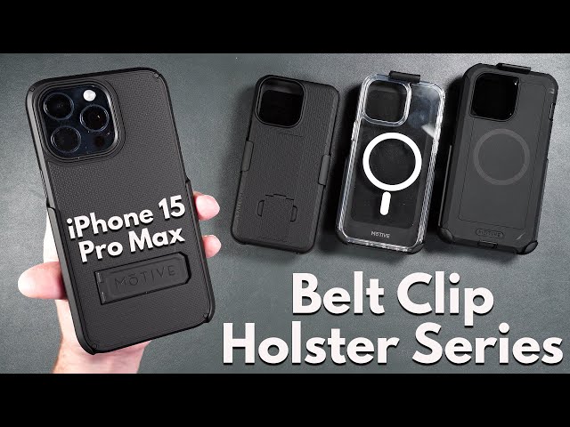 iPhone 15 Pro Max Series Cases by MOTIVE -  Bunker, Ranger & Crystal Series