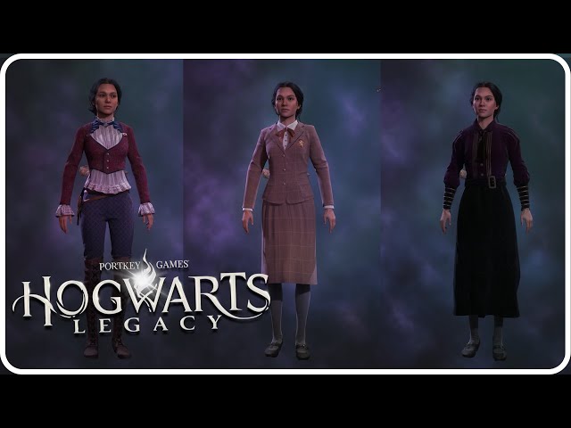 All 110 Female Outfits / Appearances / Suits Showcase Hogwarts Legacy