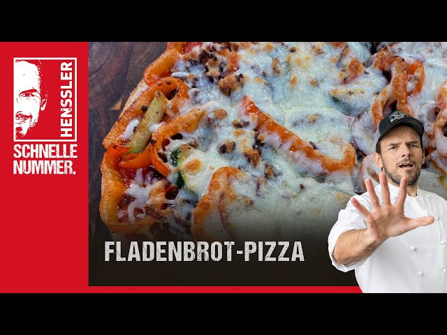 Schnelles Fladenbrot-Pizza Rezept von Steffen Henssler | Günstige Rezepte