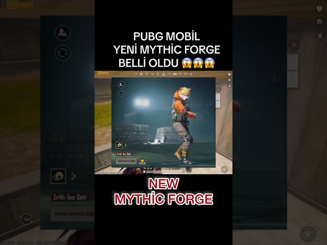 NEW MYTHİC FORGE 😱 pubg mobile
