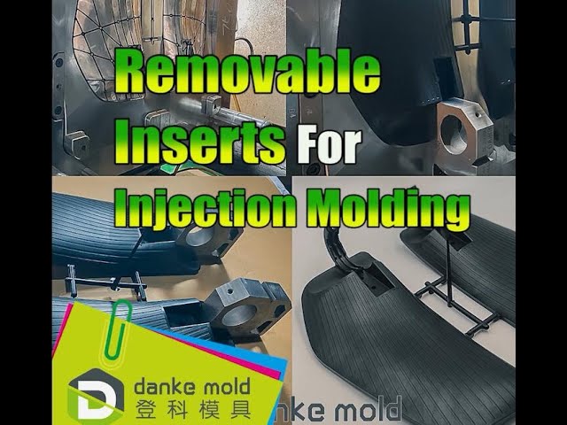 Removable inserts for injection molding