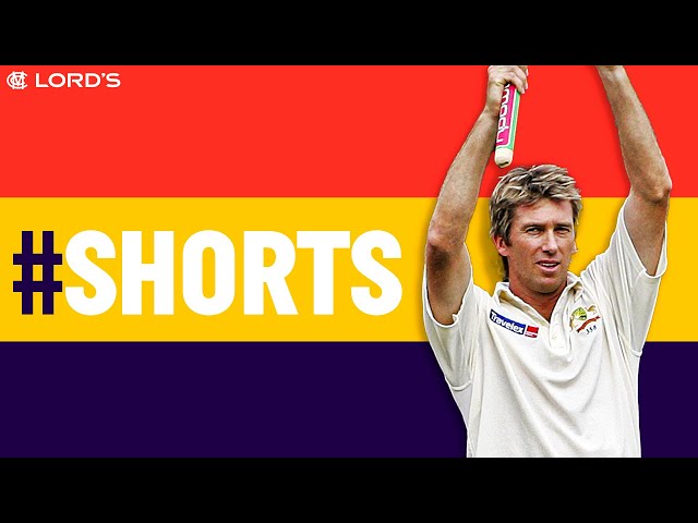 What a Place For McGrath the Master to Take his 500th Test Wicket! | Ashes | #shorts
