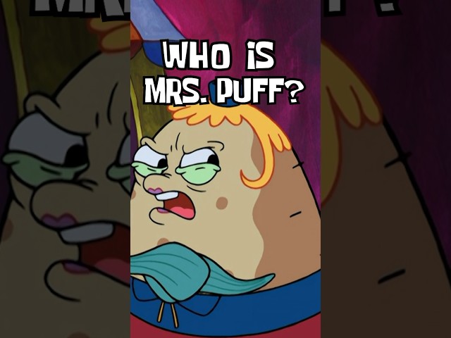 mrs. puff acting suspiciously suspicious 🐡 | spongebob #shorts