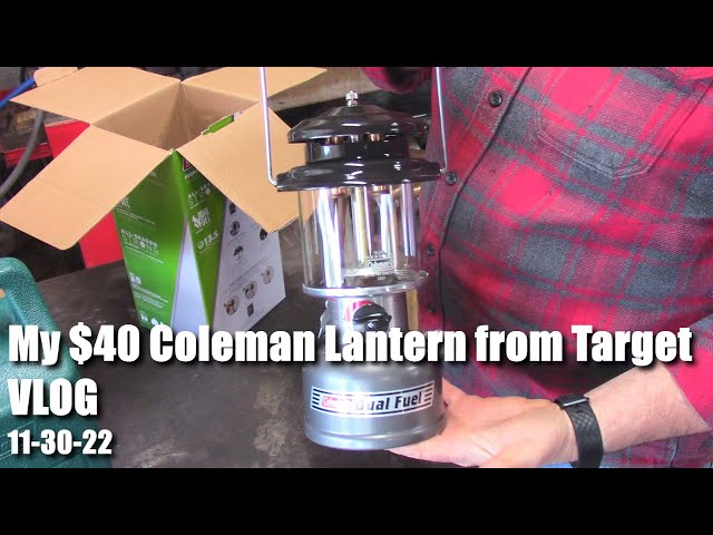 My $40 Coleman Lantern from Target Vlog 12 3 22