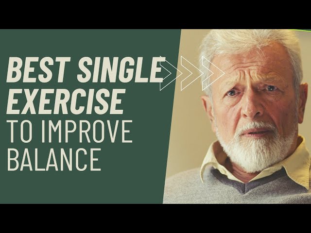The BEST single exercise to improve BALANCE for seniors