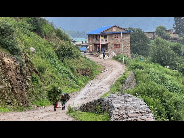 Simple Nepali Mountain Village Life || Natural Beauty of Rural Nepal || IamSuman