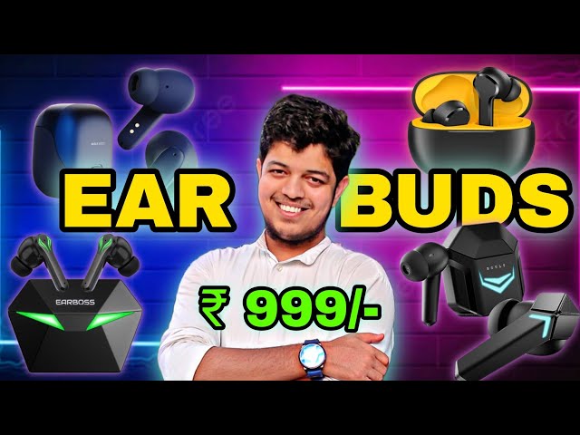 TOP 5 Best Earbuds Under Rs.1000 ⚡ in 2024 | Top 5 Earbuds in India