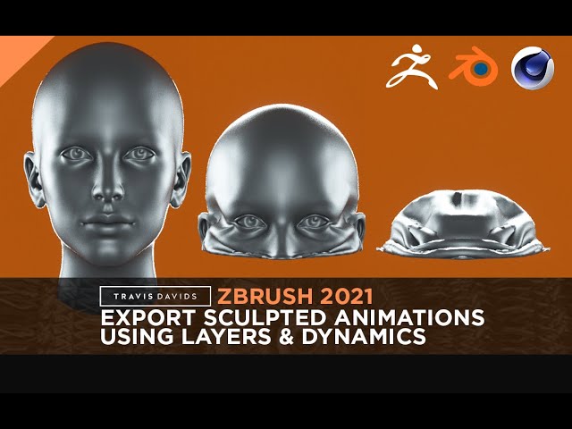Zbrush 2021 - Export Sculpted Animations Using Layers And Dynamics