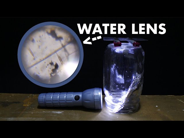 Make a FREE Microscope! (DIY With a Water Drop Lens)