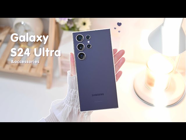 Samsung Galaxy S24 Ultra 💜Leica sofort 2📷 Set up 💕accessories✏️Lamy S Pen💫Genshin