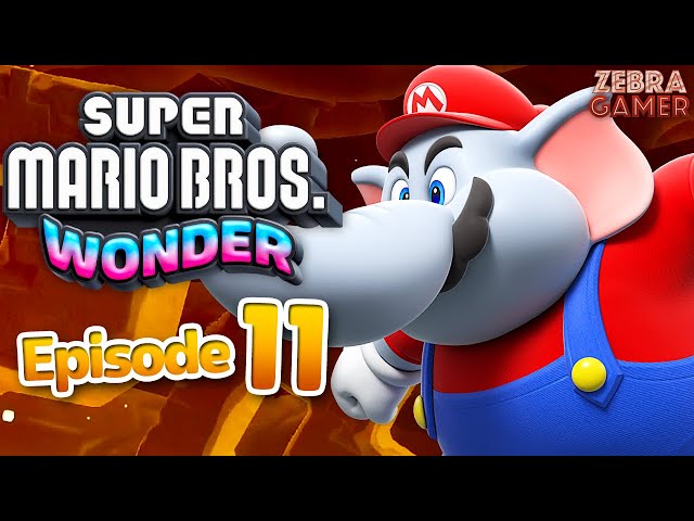 Super Mario Bros. Wonder Gameplay Walkthrough Part 11 - World 6 Deep Magma Bog!