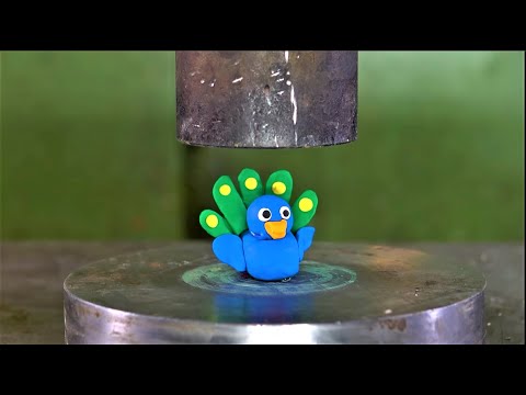 Cute Play Doh Animals Vs. Hydraulic Press | Extra Content Compilation Vol 1