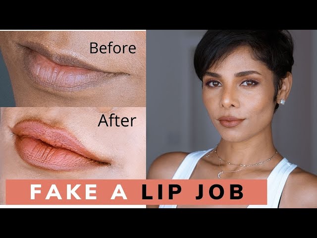 How To FAKE BIG LIPS with makeup and CHANGE YOUR LIP SHAPE