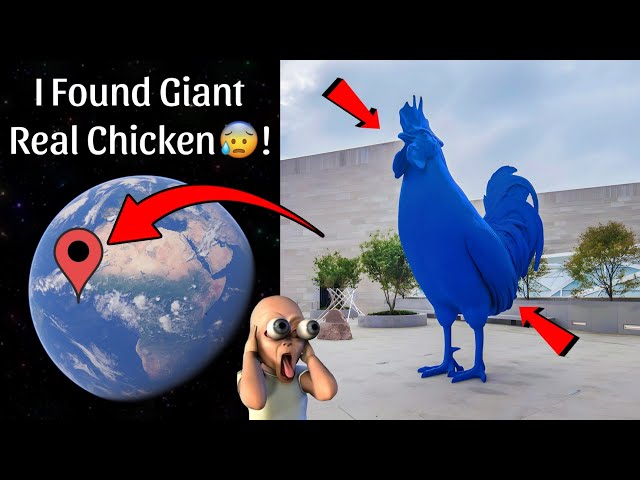 I Found Strange Giant Chicken In Real Life On Google Maps And Google Earth 😰!