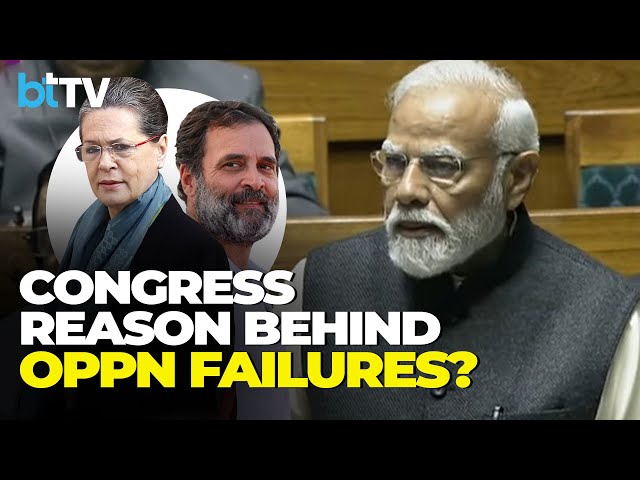PM Modi Blames Congress For Opposition's Failures