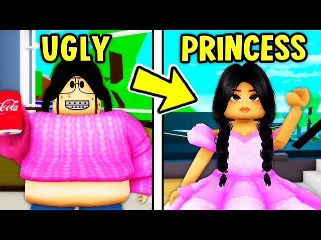 UGLY to PRINCESS.. (Roblox Brookhaven RP)