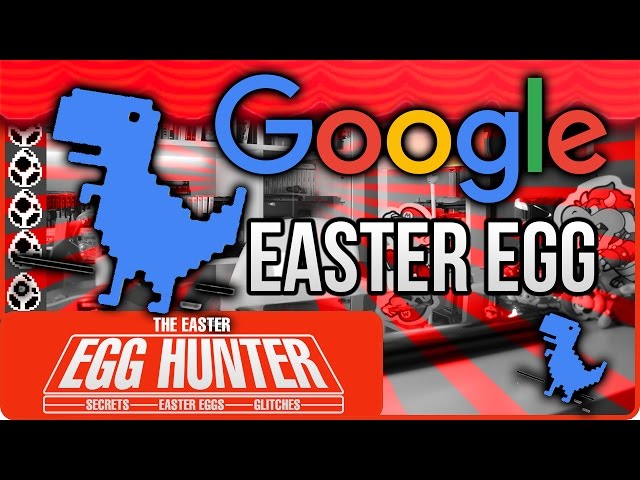 Google Easter Egg T-Rex Mini Game - The Easter Egg Hunter