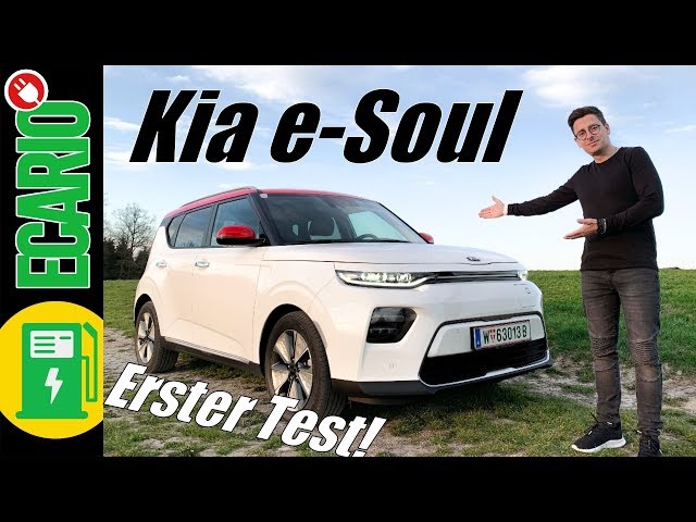 Kia e-Soul 2019 💚Erster Großer Test! - Soul EV 2019 Fahrbericht Deutsch Elektroauto Preise 64 kWh