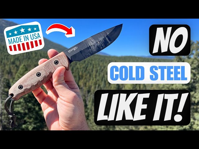 TRUE AMERICAN BUILT CAMP KNIFE! Republic by Cold Steel