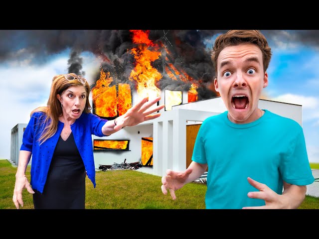 My Crazy Neighbor DESTROYED My New House!!
