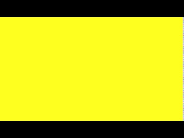 1 Hour Yellow Screen