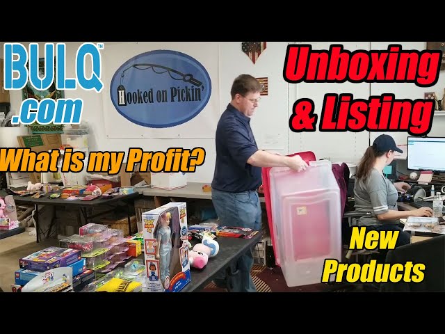 Bulq.com Unboxing of a Toy Case & How much We will Make. Online Re-selling Brand New Product.
