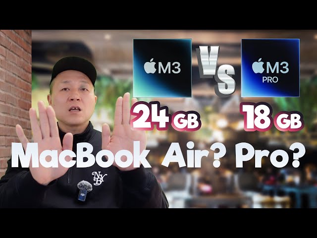 M3 24GB vs M3 PRO 18GB！ チップ性能とメモリの搭載、どっちが大事？ MacBookの買い方・選び方