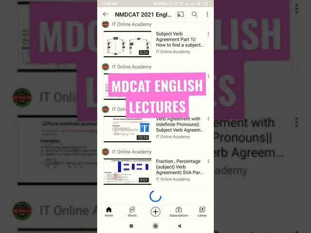 full MDACT 2021 English Lectures according to PMC Syllabus.#shorts